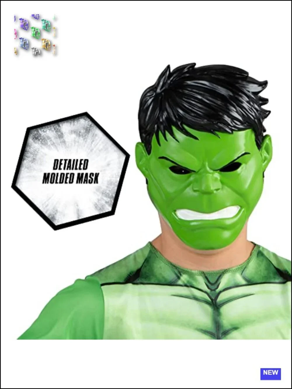 Hulk Youth Halloween Costume Jumpsuit with Mask